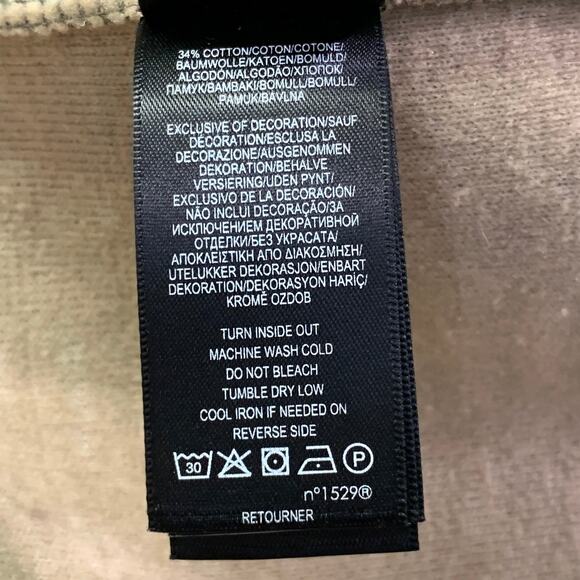 RRL by RALPH LAUREN Size L Tan Green Wool Blend One Pocket Sherpa Jacket - Picture 6 of 7